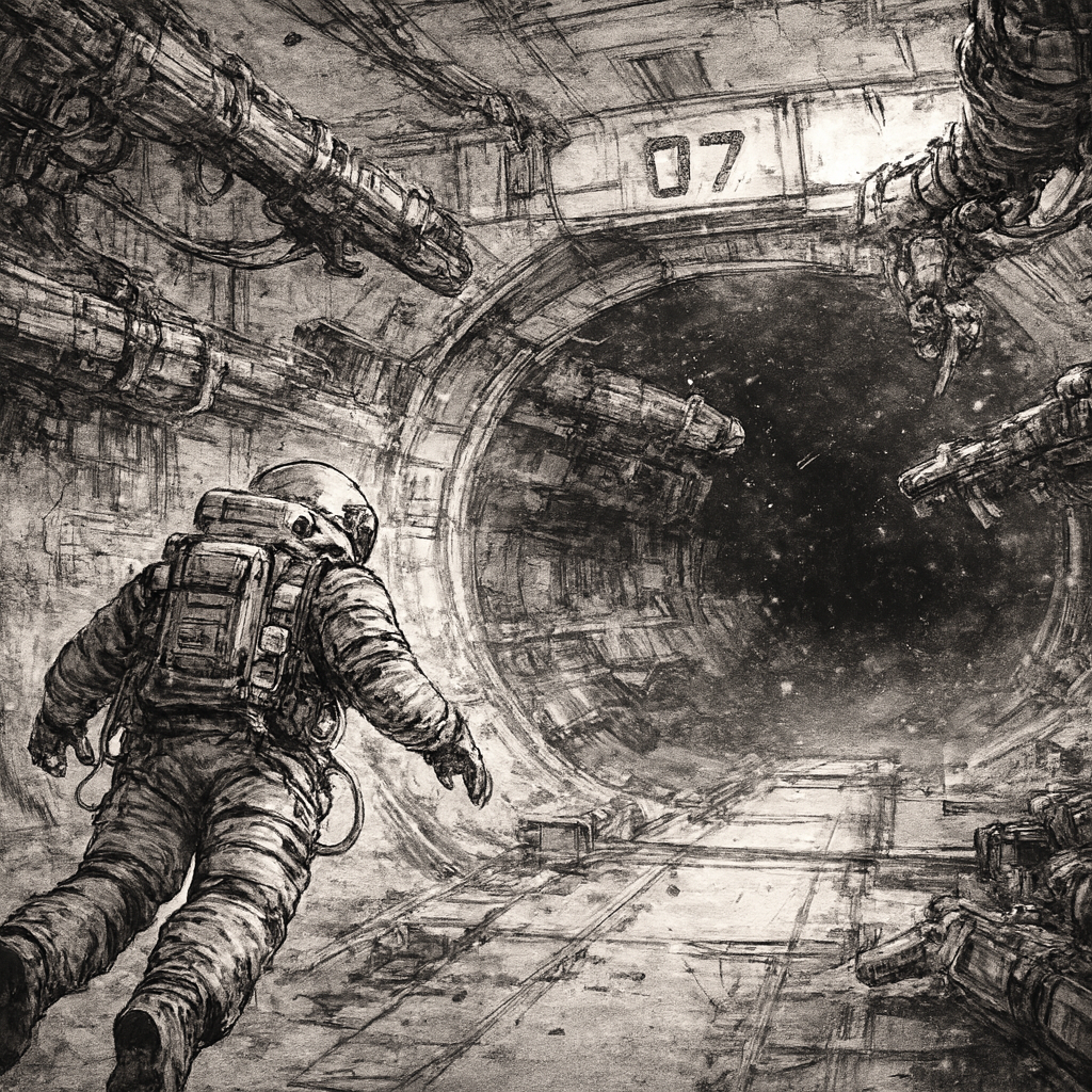 Arrival at Phobos Station